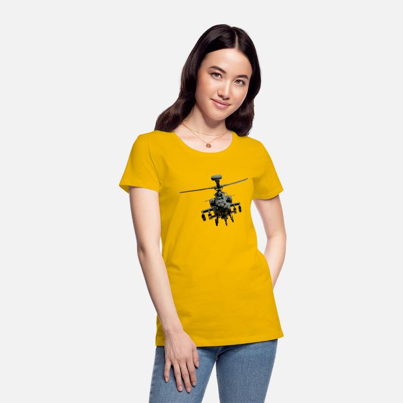 Apache Helicopter T shirt