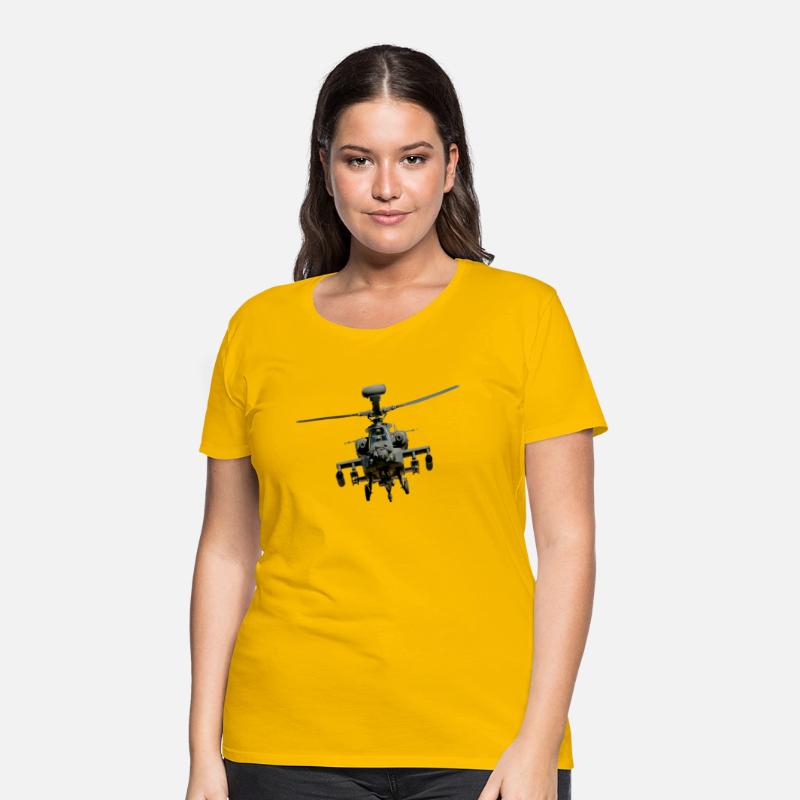 Apache Helicopter T shirt