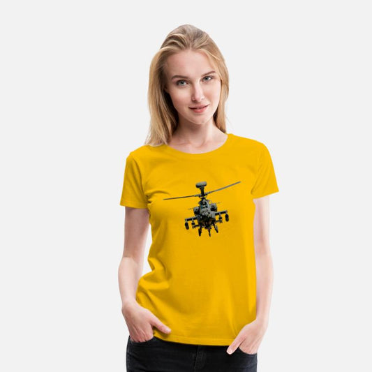 Apache Helicopter T shirt
