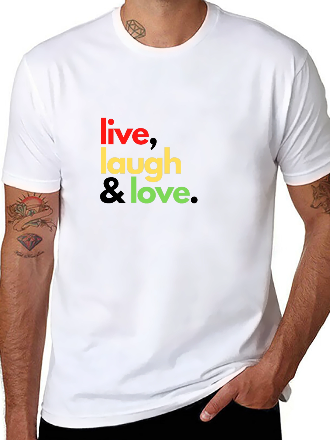 Live Laugh Love Graphic T-Shirt