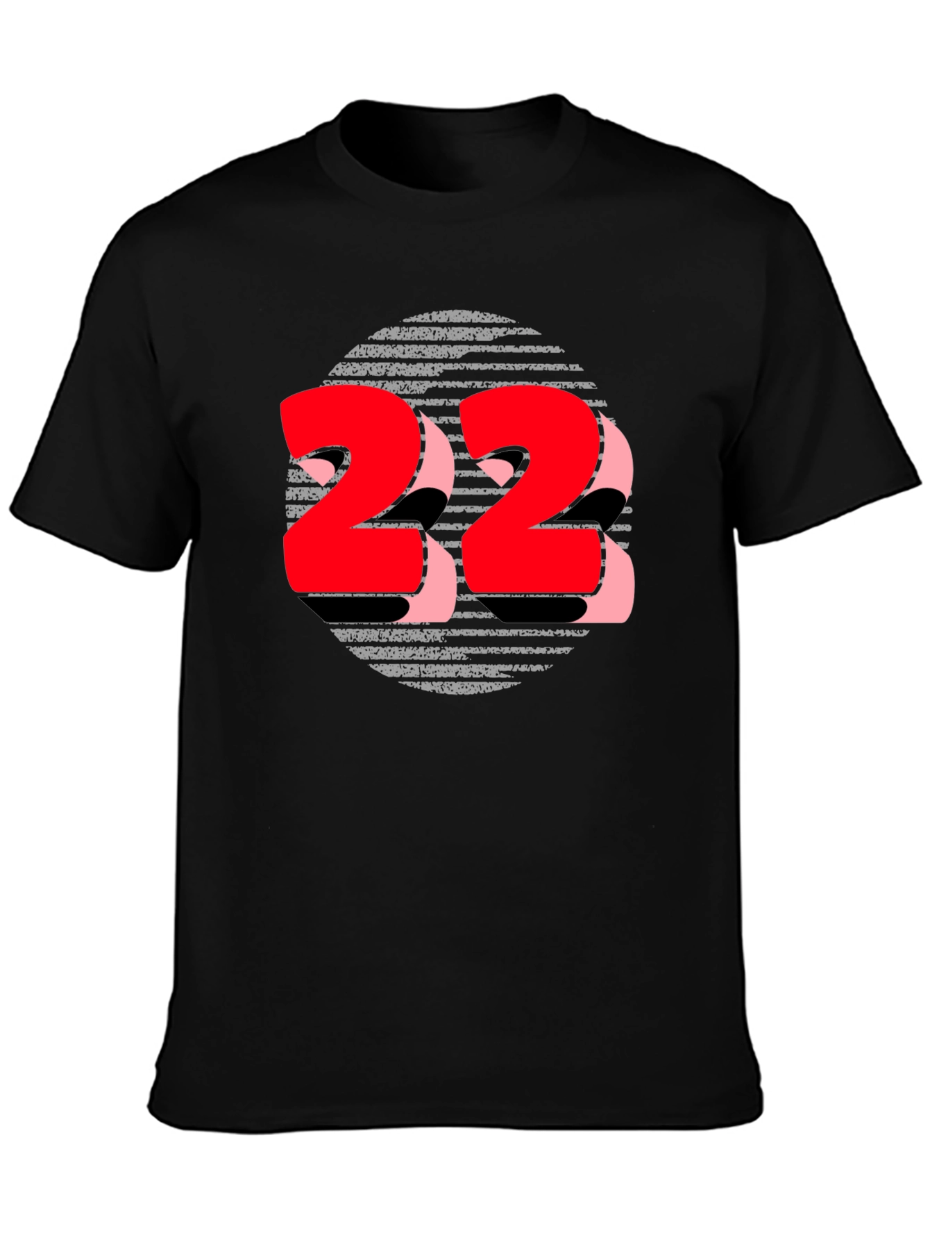 Bold Graphic Tee - Number 22 Design