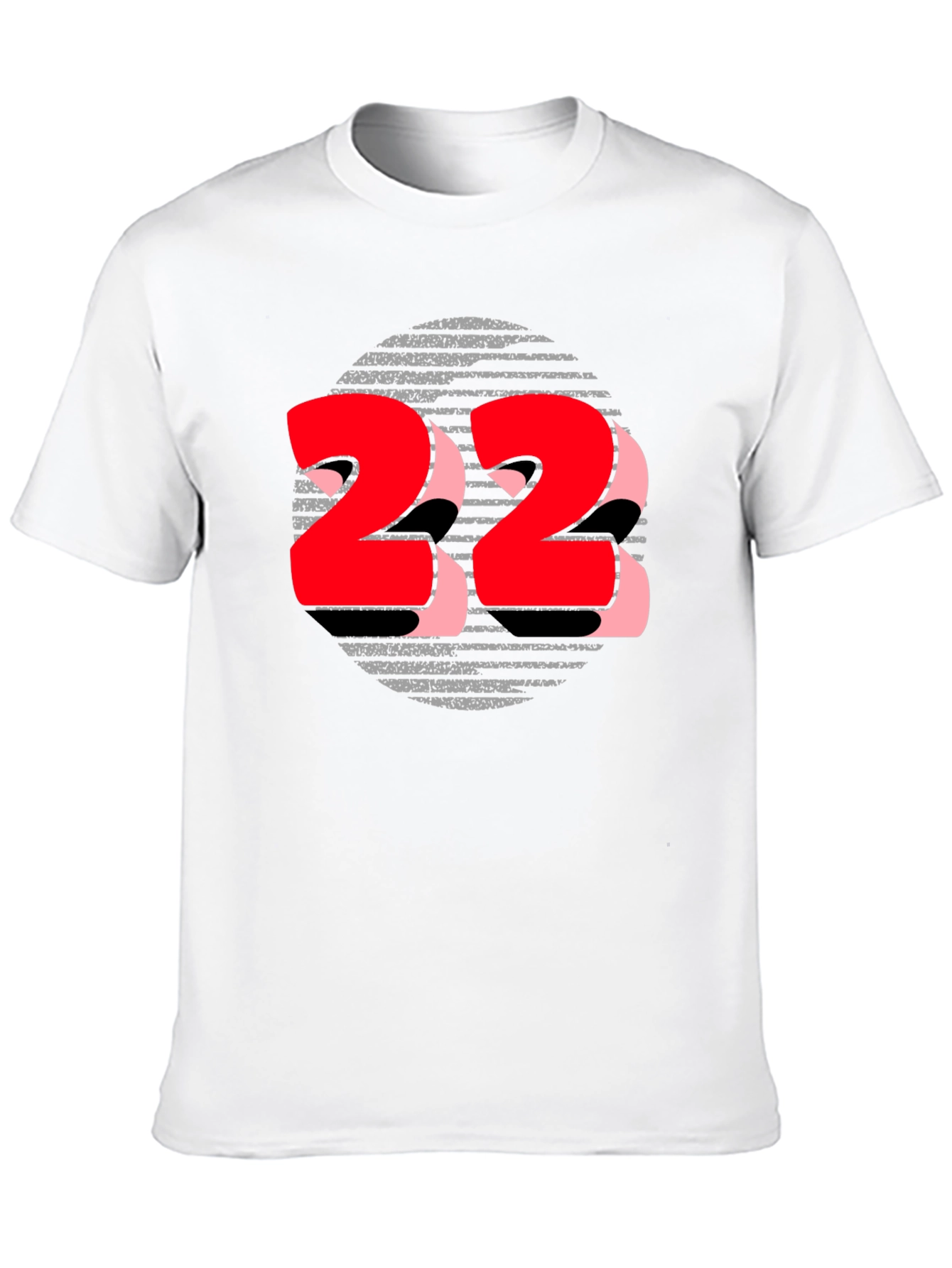 Bold Graphic Tee - Number 22 Design