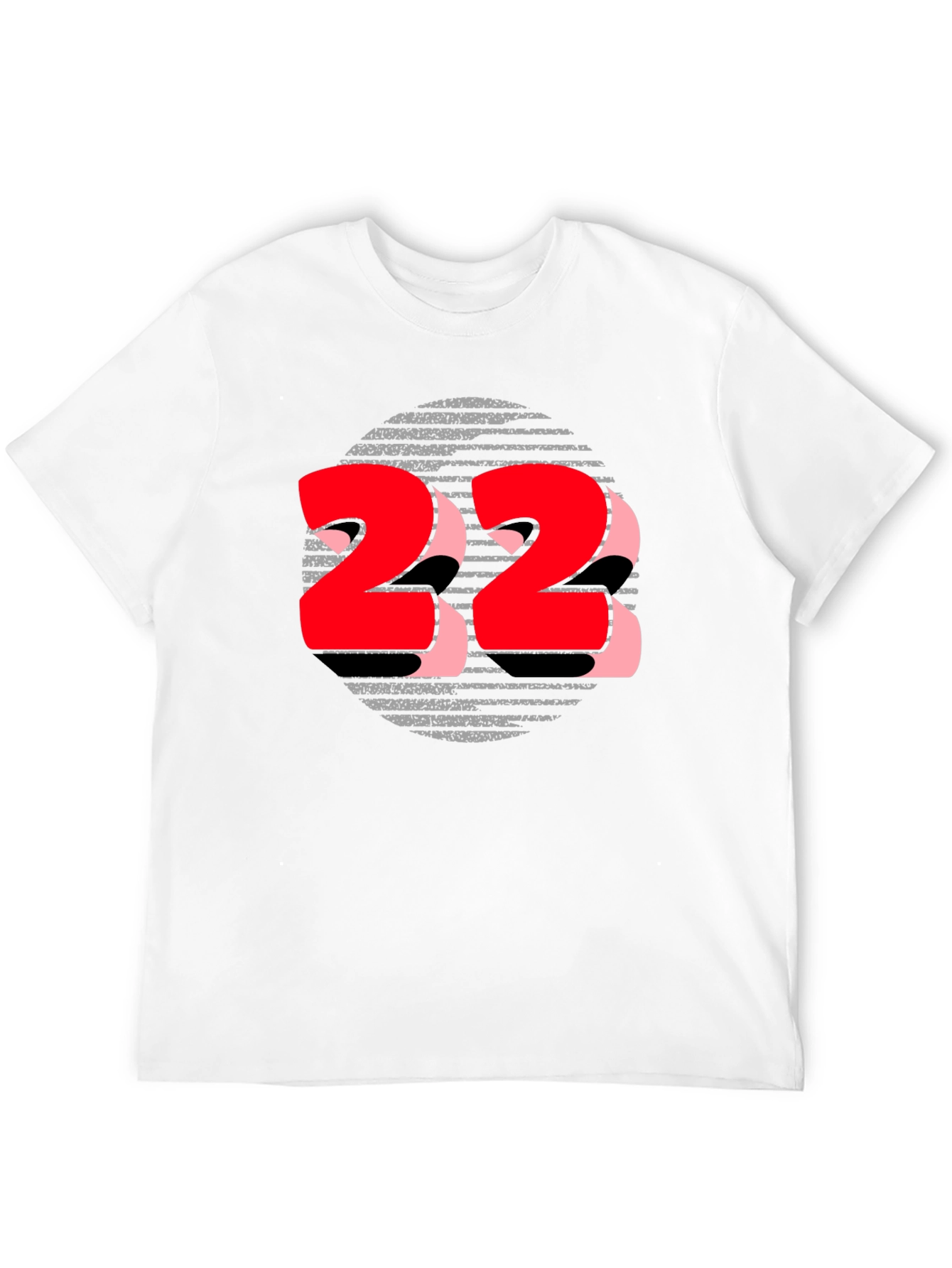 Bold Graphic Tee - Number 22 Design