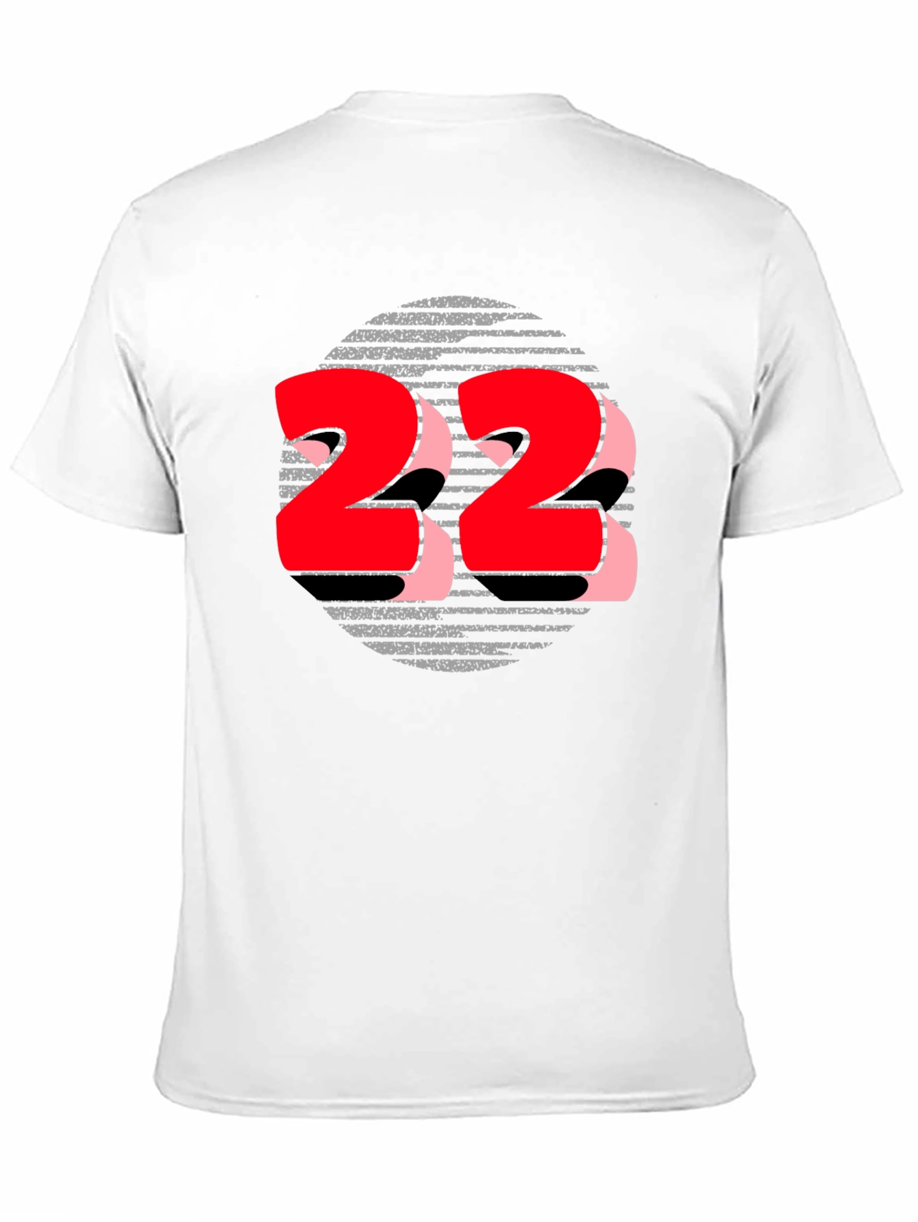Bold Graphic Tee - Number 22 Design