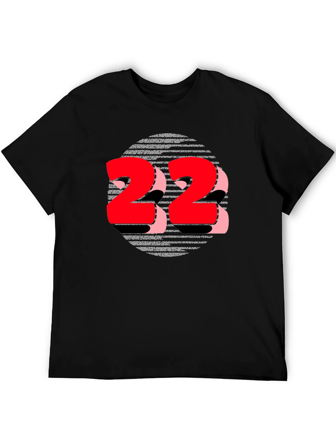 Bold Graphic Tee - Number 22 Design