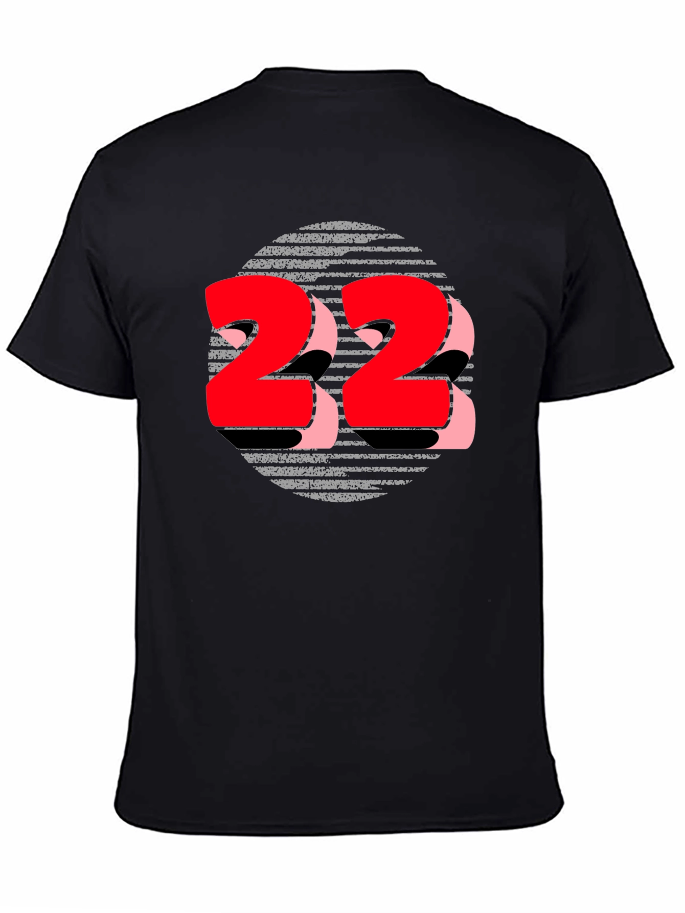 Bold Graphic Tee - Number 22 Design