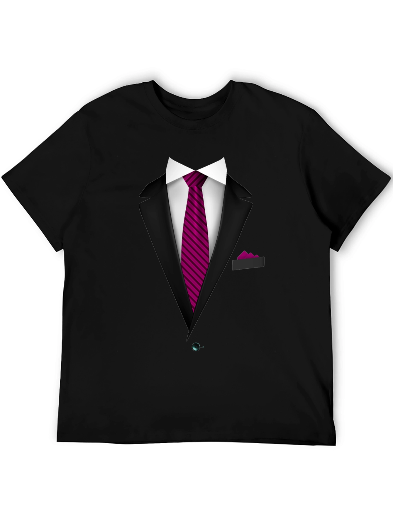 Suit & Tie Graphic Tee - Novelty T-Shirt