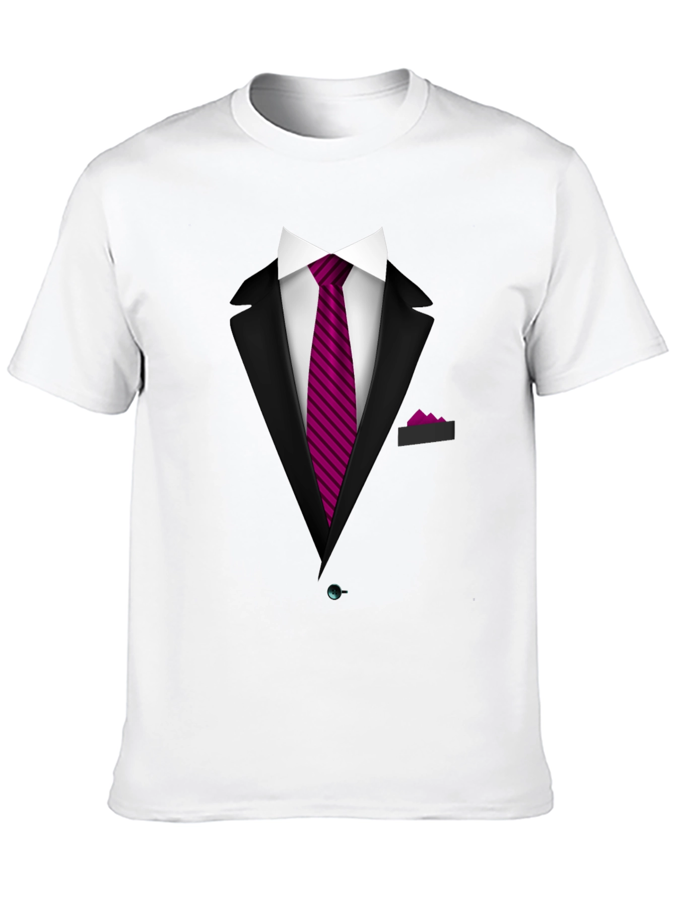 Suit & Tie Graphic Tee - Novelty T-Shirt