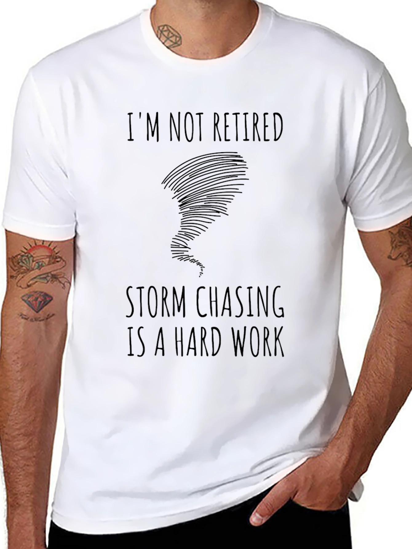 Storm Chasing T-Shirt - Hard Work Tee