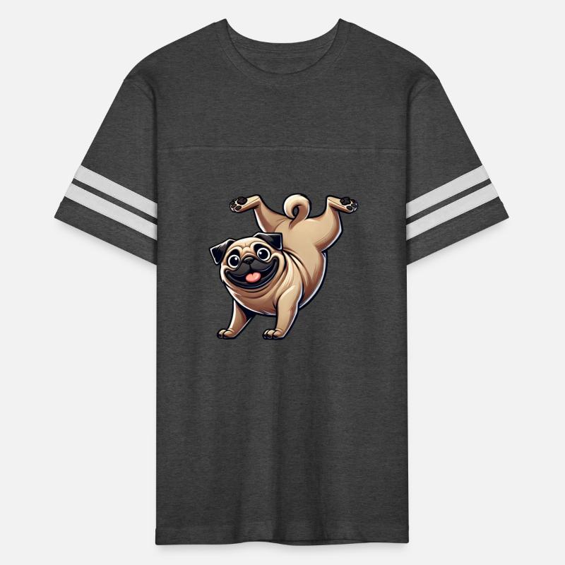 Athletic Pug Handstand Workout Fitness