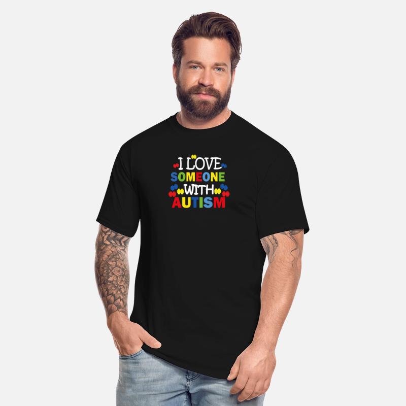 autism shirt I Love Someone with Autism
