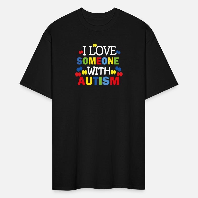 autism shirt I Love Someone with Autism