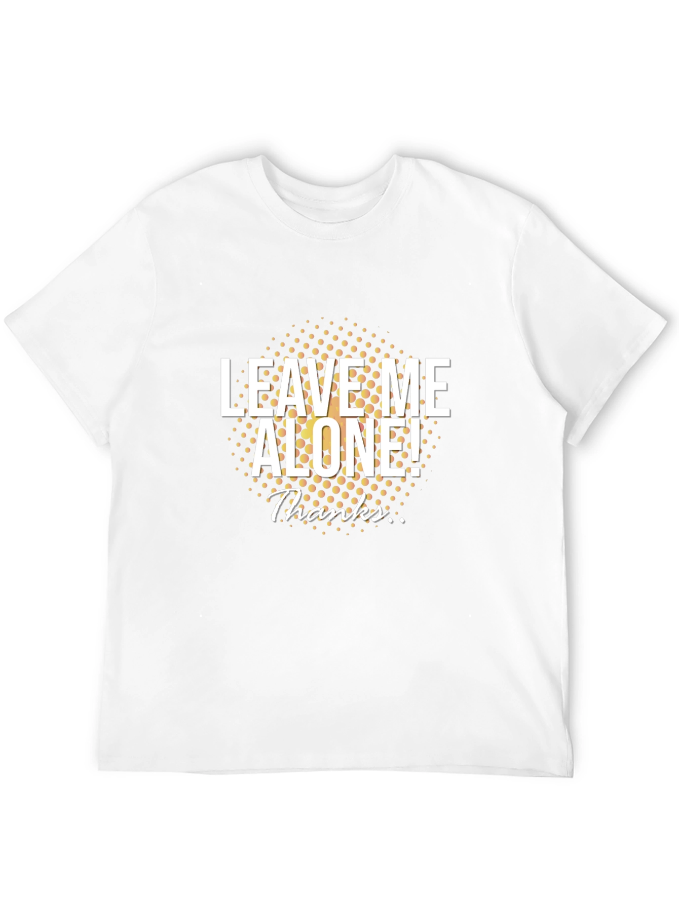 Leave Me Alone Graphic Tee - Black
