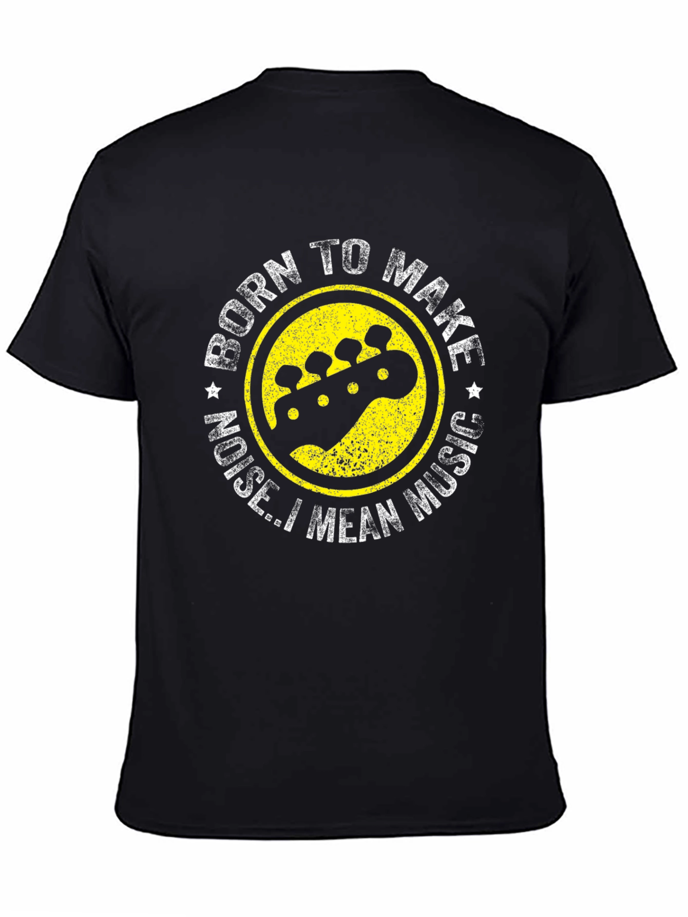 Born to Make Music Black Graphic T-Shirt