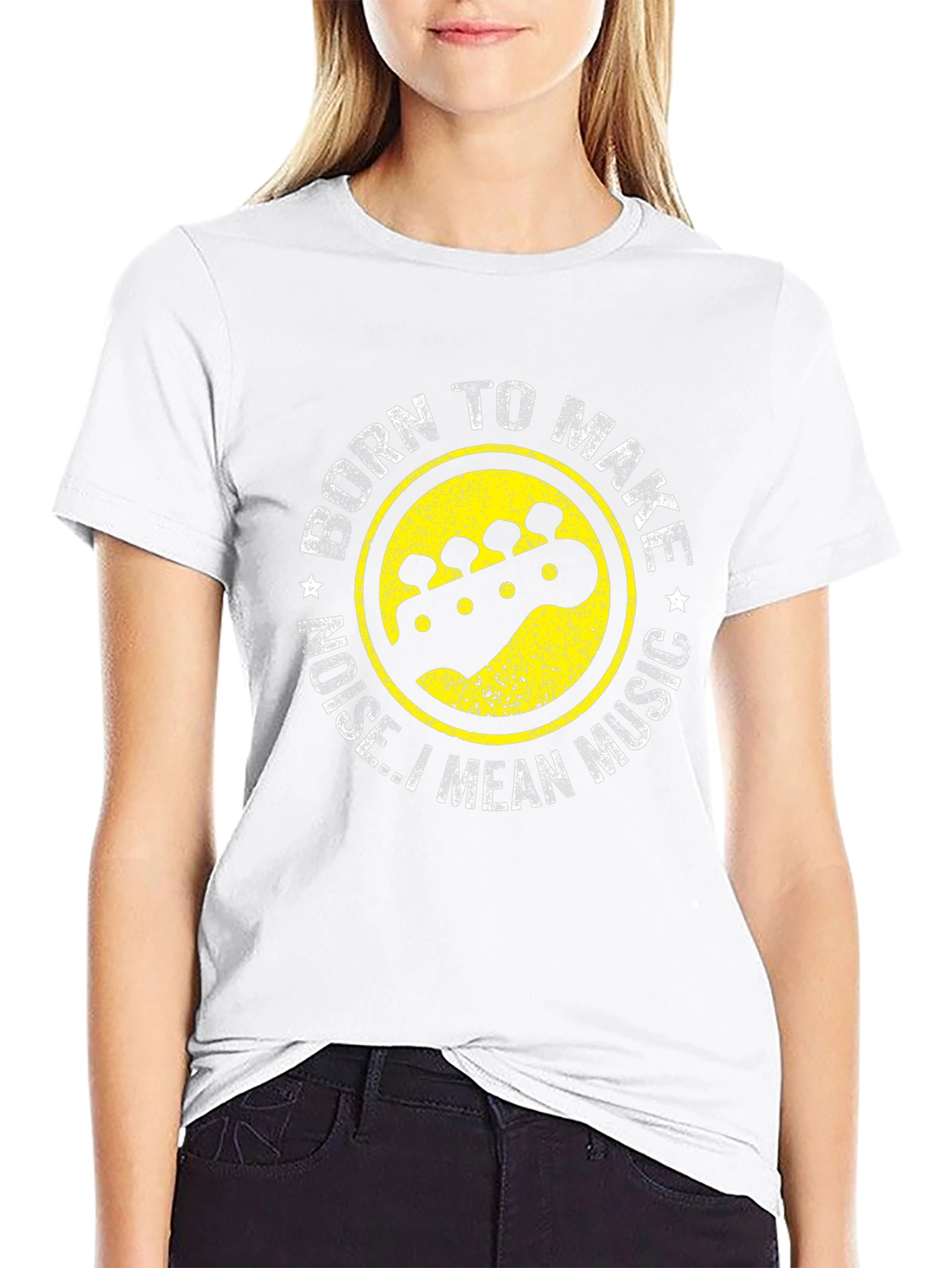 Born to Make Music Black Graphic T-Shirt