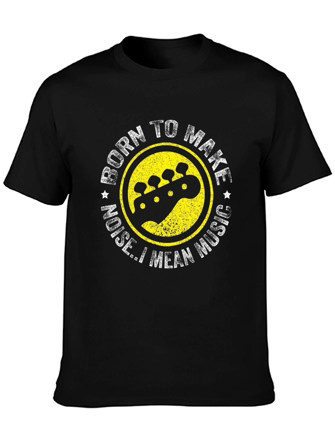 Born to Make Music Black Graphic T-Shirt