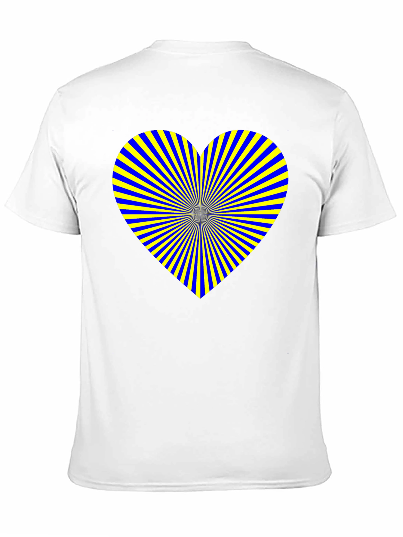 Heart Burst Graphic Tee - Soft Black Cotton
