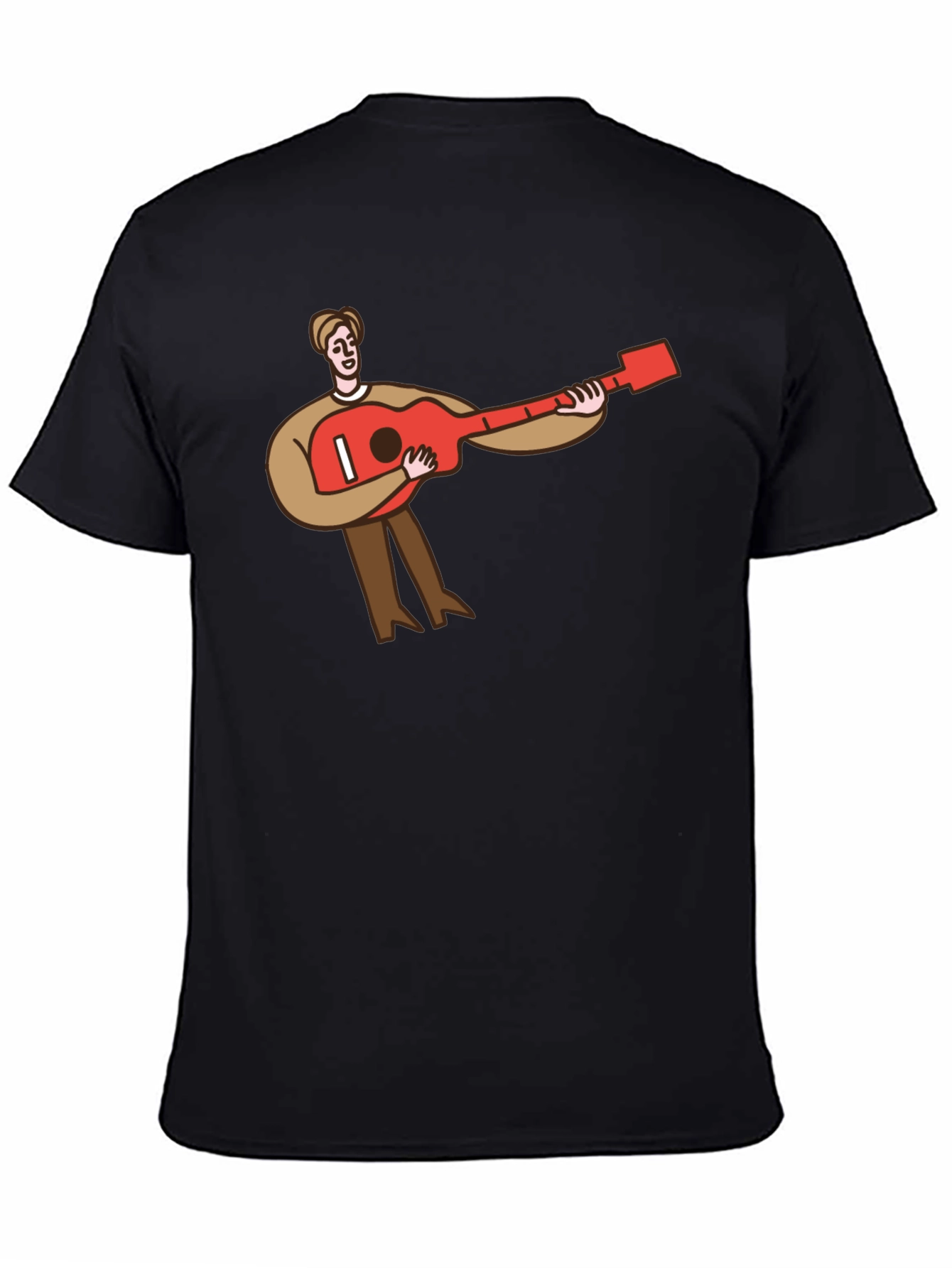 Guitar Player T-Shirt - Black
