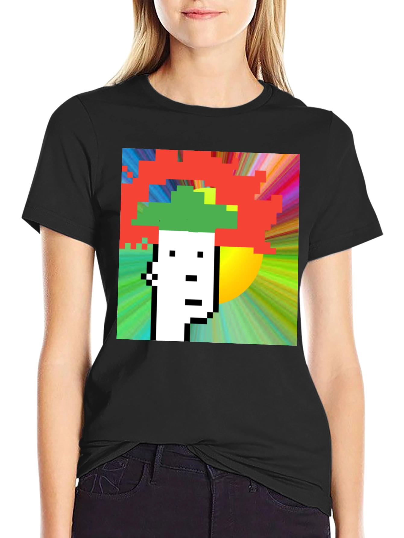 Pixel Art Crypto T-Shirt - Unique Graphic Tee