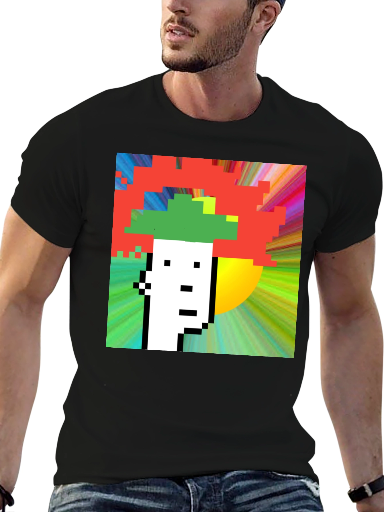 Pixel Art Crypto T-Shirt - Unique Graphic Tee