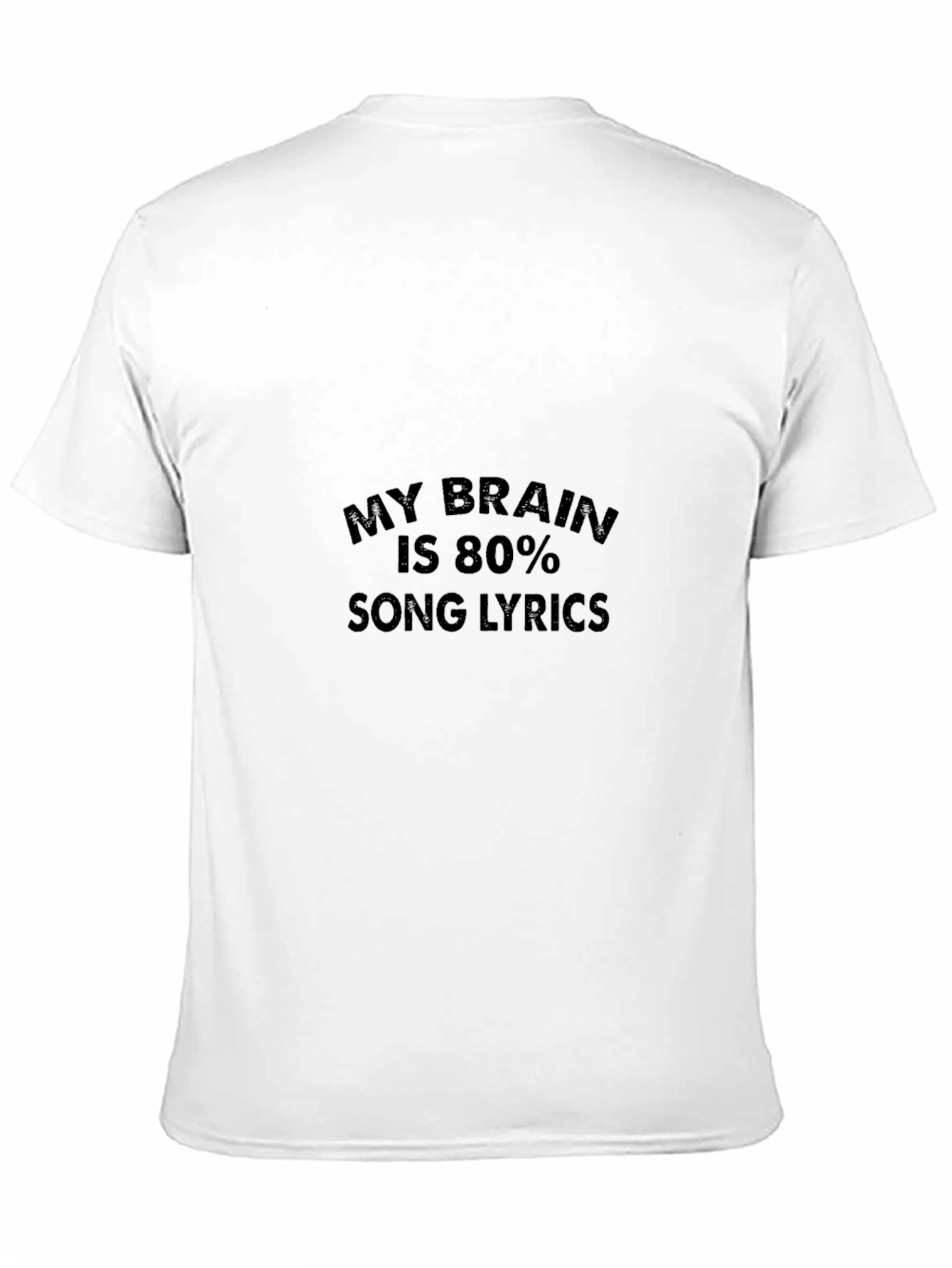 Brain Song Lyrics Graphic T-Shirt