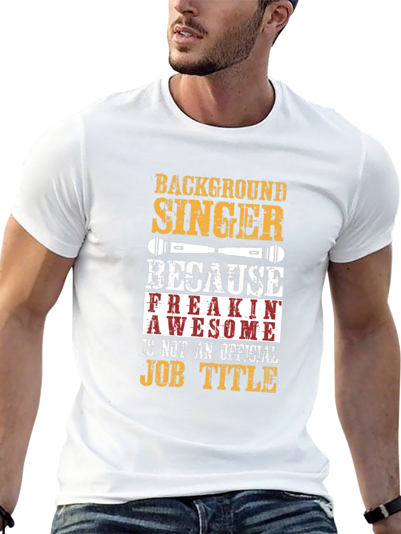 Background Singer T-Shirt Funny Job Title Tee