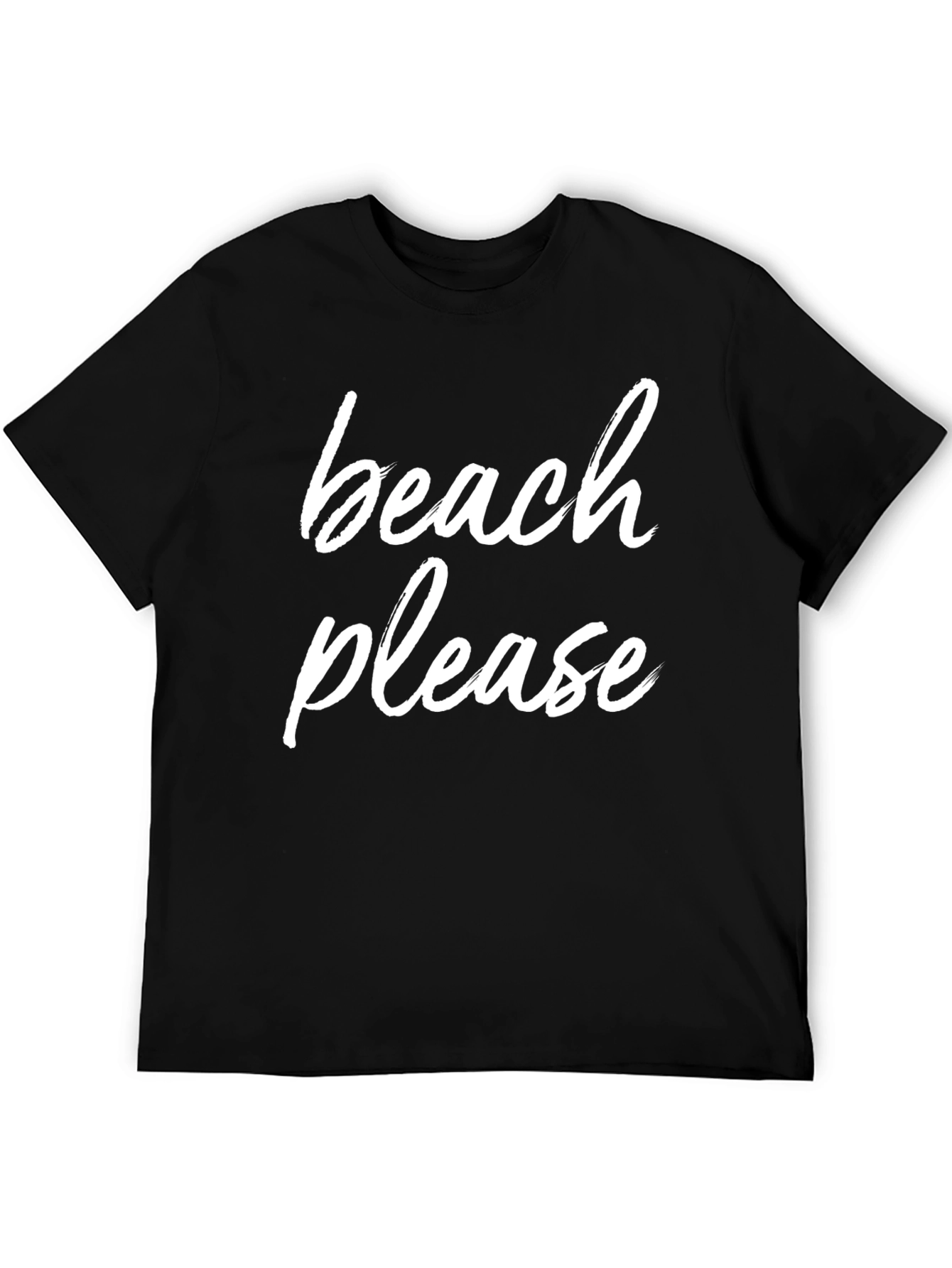 Beach Please Graphic Tee - Casual Unisex T-Shirt