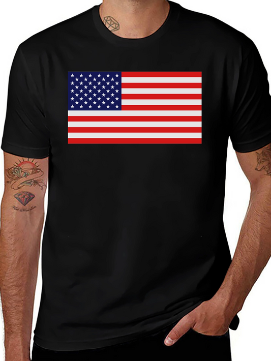 American Flag Graphic T-Shirt Patriotic USA Pride