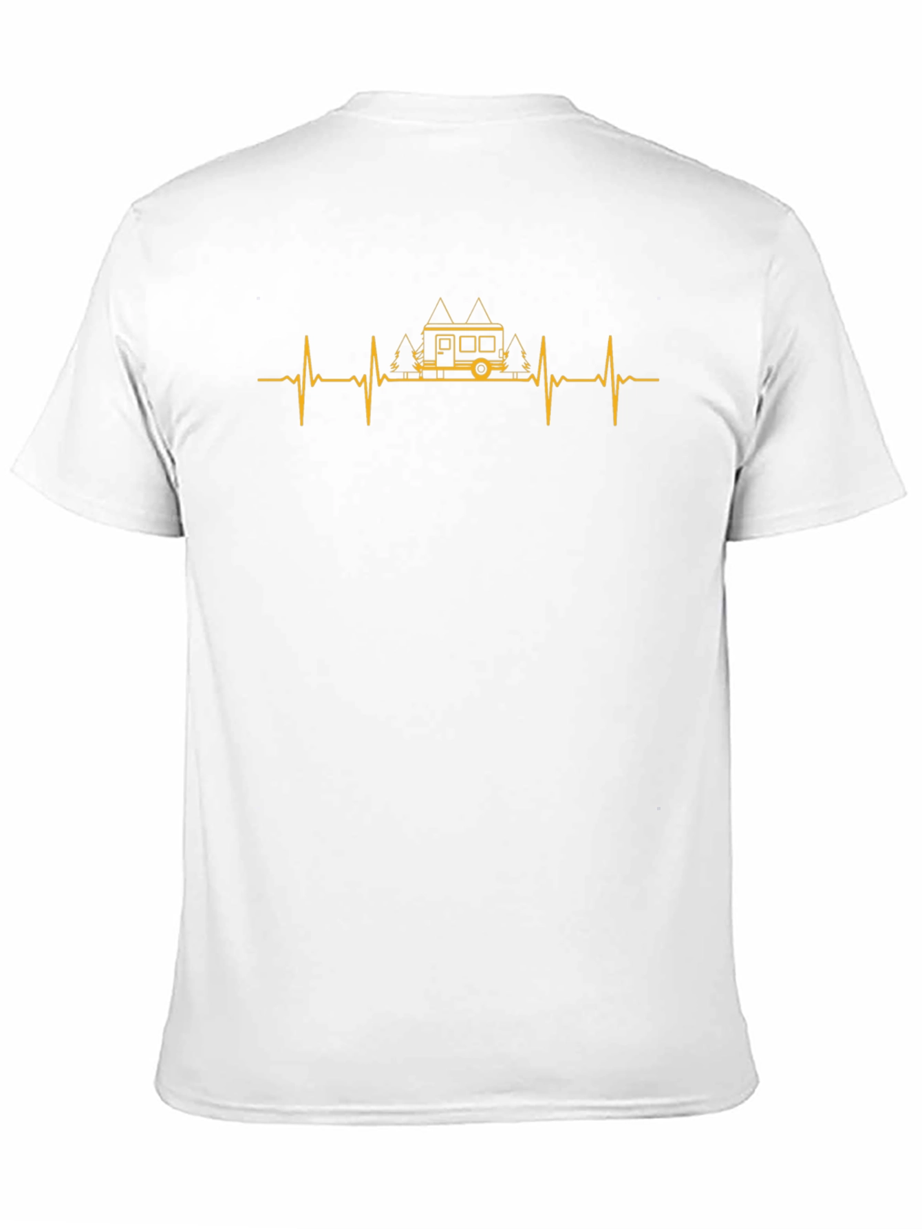 Camping Heartbeat Graphic Tee - Adventure Awaits!