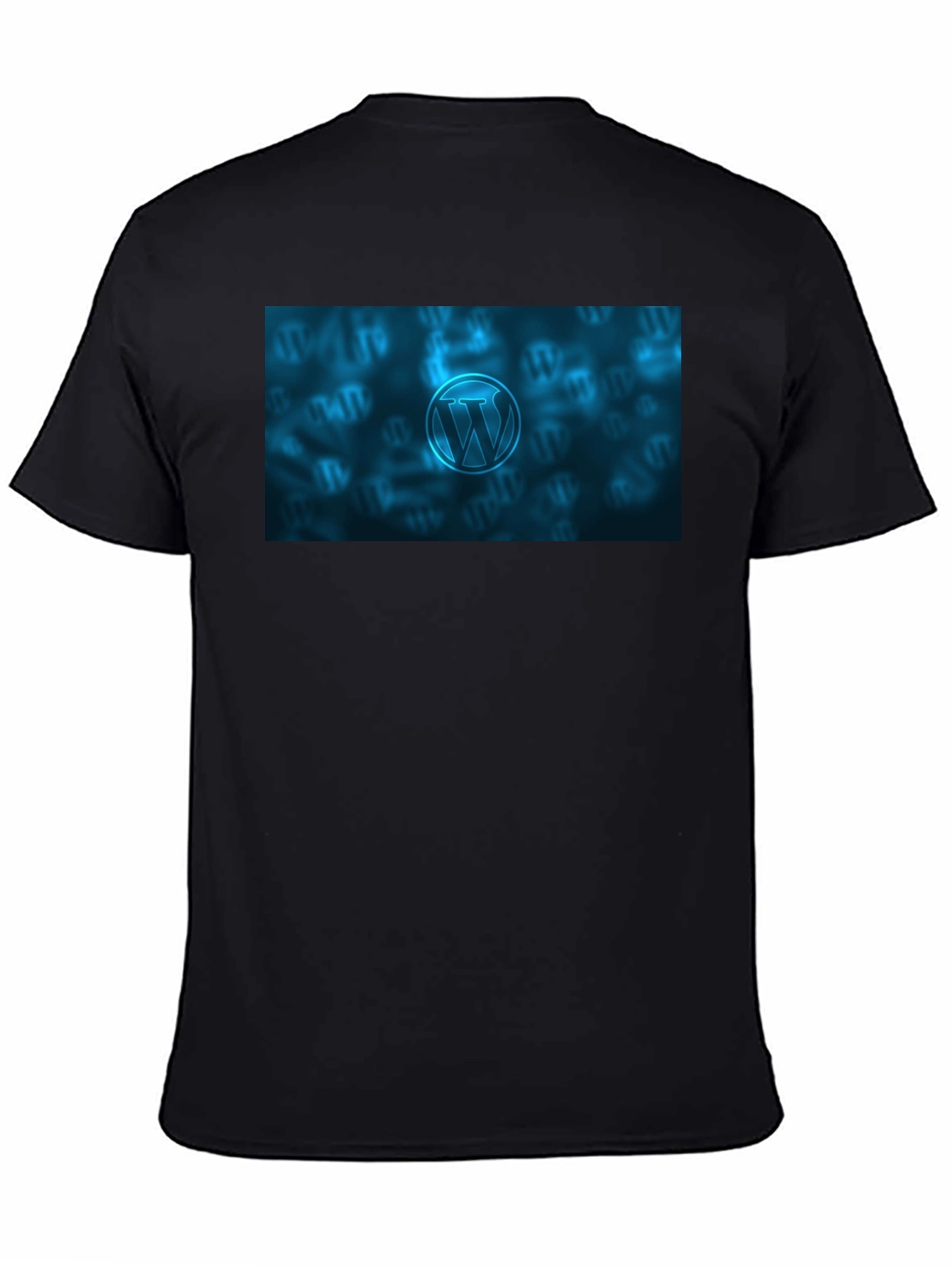 WordPress T-Shirt - Black Cotton Blend Tee