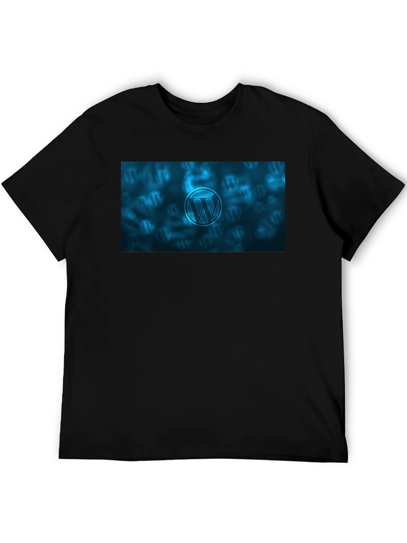 WordPress T-Shirt - Black Cotton Blend Tee
