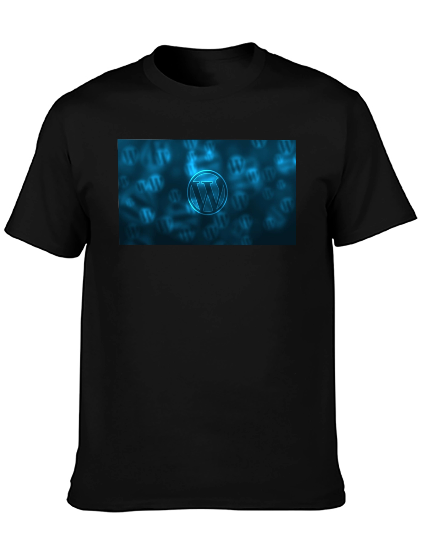 WordPress T-Shirt - Black Cotton Blend Tee