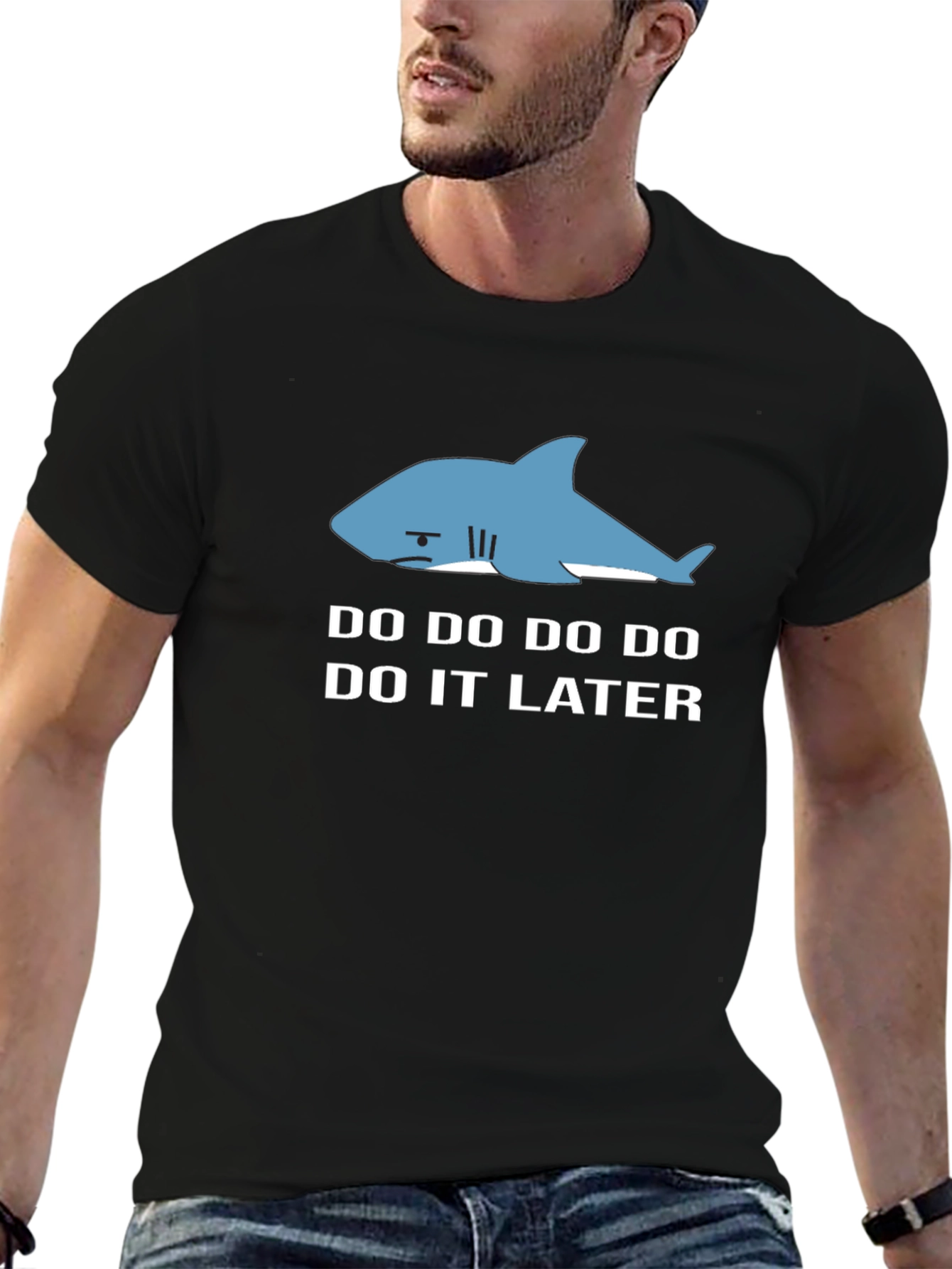 Procrastinating Shark Tee - Do It Later