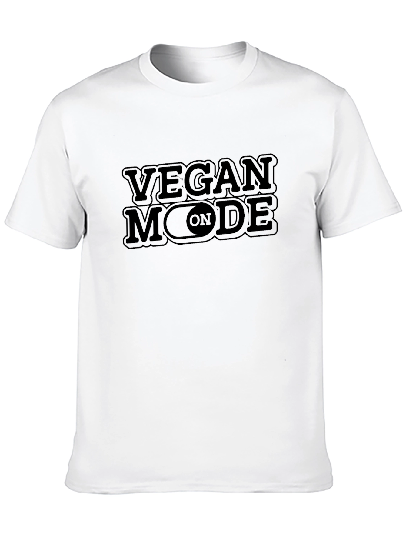 Vegan Mode On T-Shirt - Eco-Friendly Cotton Tee