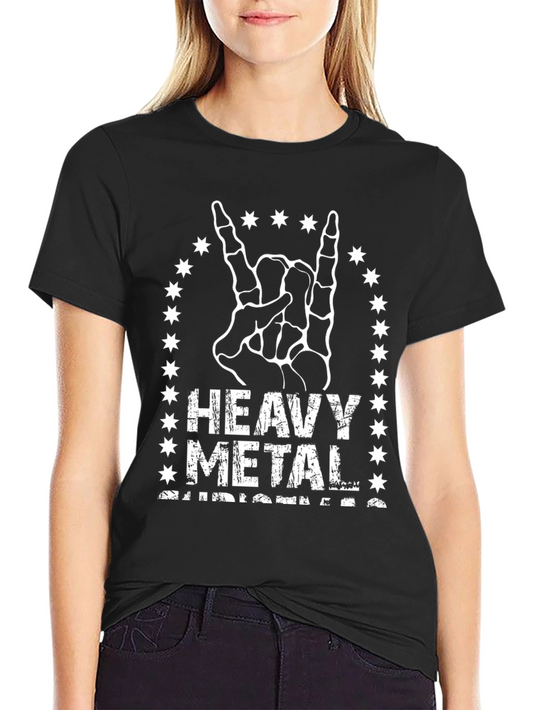 Heavy Metal Christmas T-Shirt - Black Graphic Tee