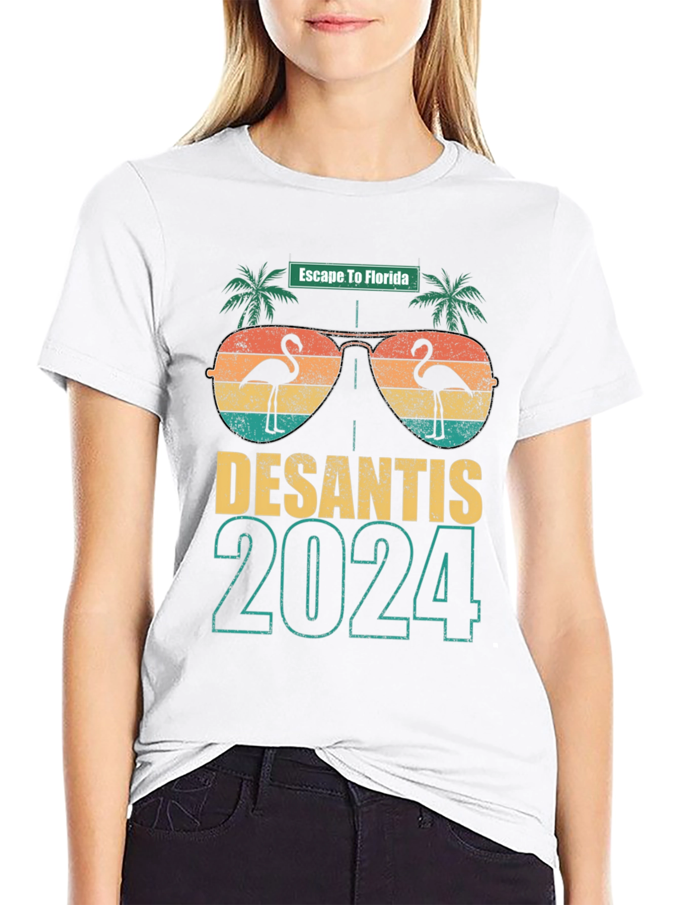 Escape to Florida T-Shirt DeSantis 2024