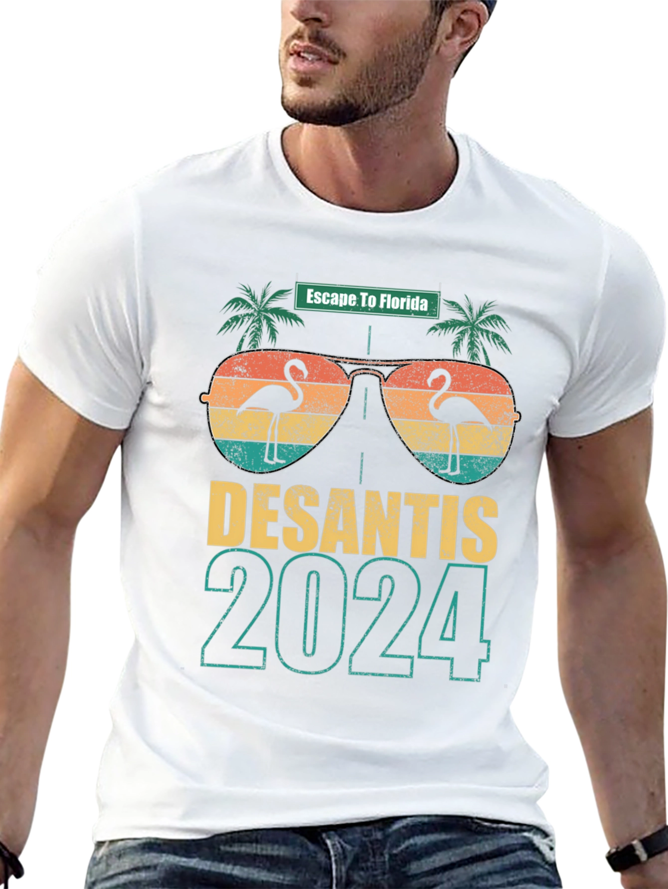 Escape to Florida T-Shirt DeSantis 2024