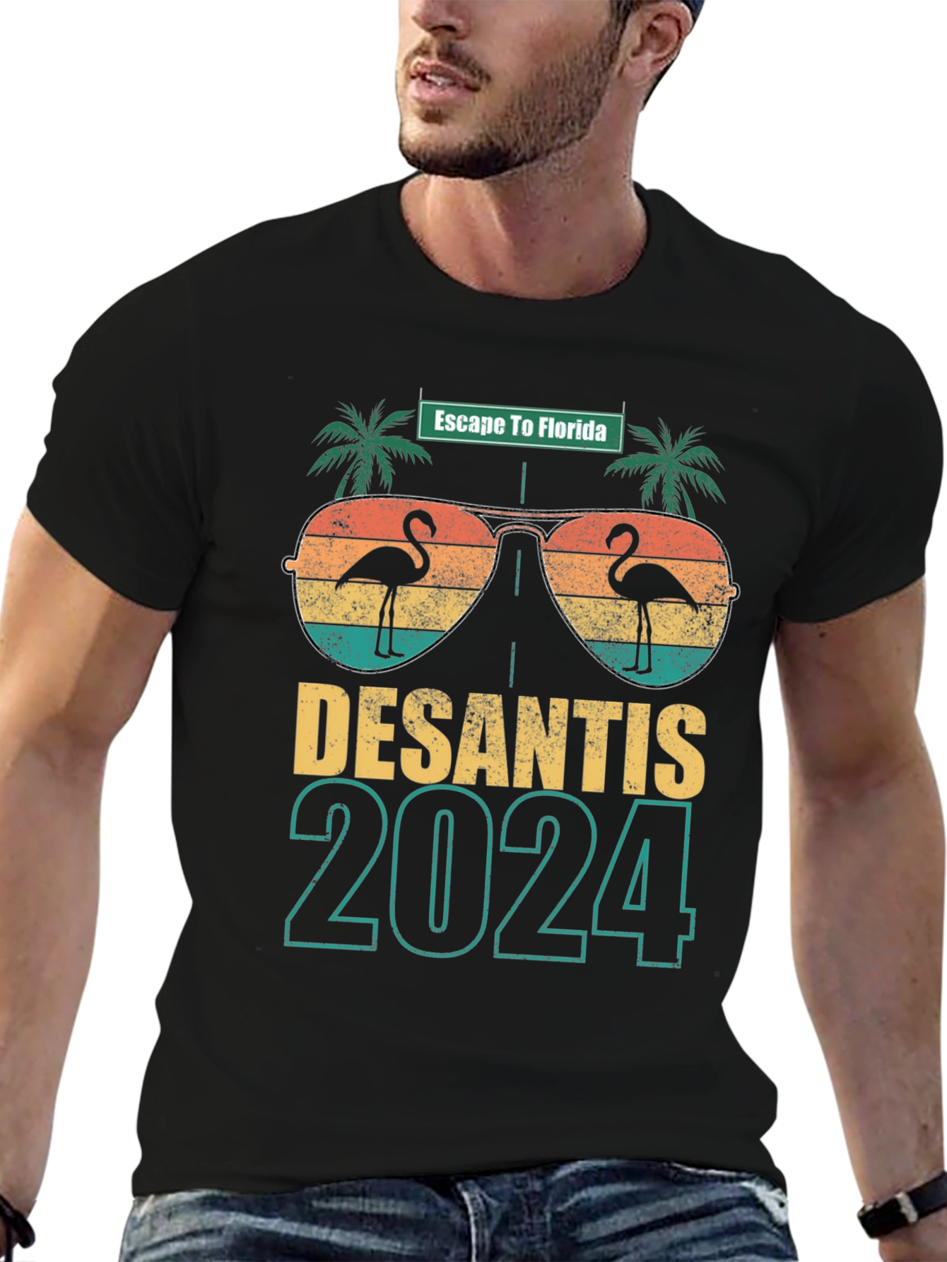 Escape to Florida T-Shirt DeSantis 2024