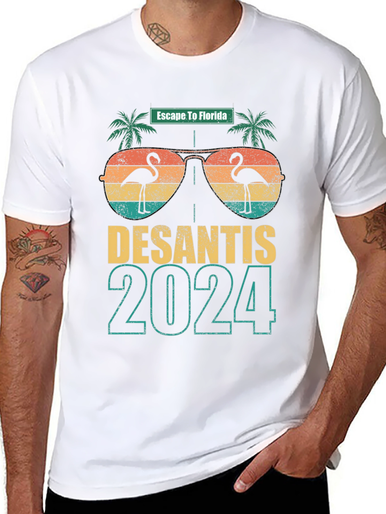 Escape to Florida T-Shirt DeSantis 2024