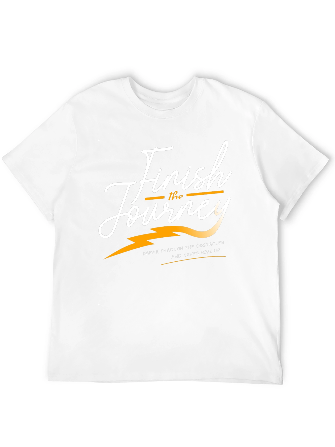 Finish the Journey Graphic Tee - Black