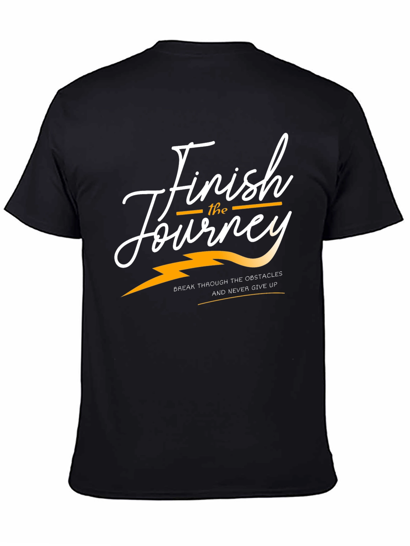 Finish the Journey Graphic Tee - Black