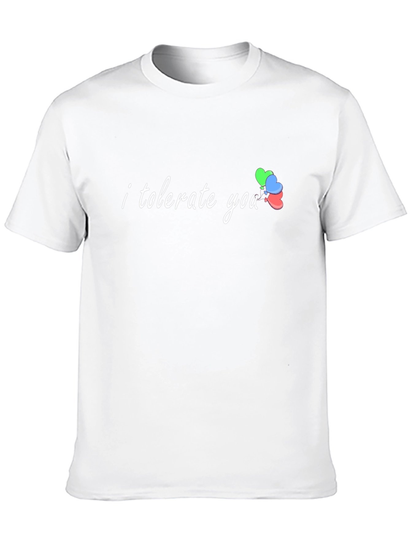 I Tolerate You Graphic Tee - Black Cotton T-Shirt