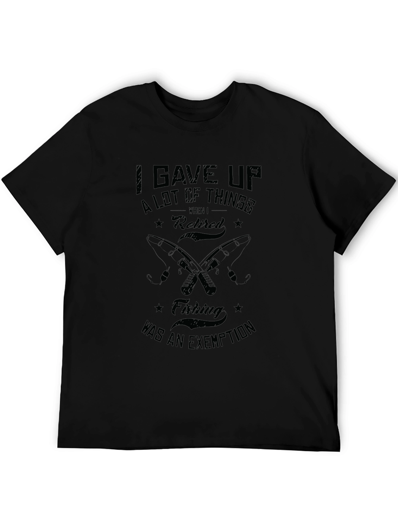 Retired Fishing Exemption T-Shirt
