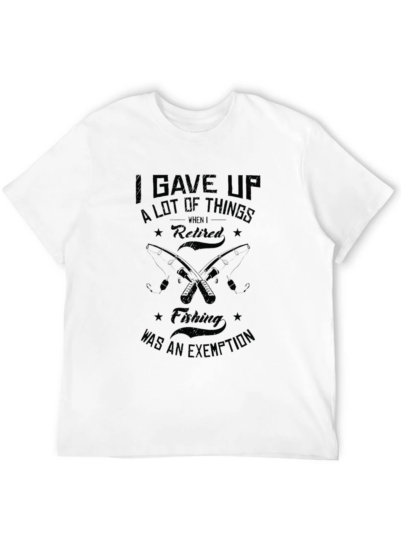 Retired Fishing Exemption T-Shirt