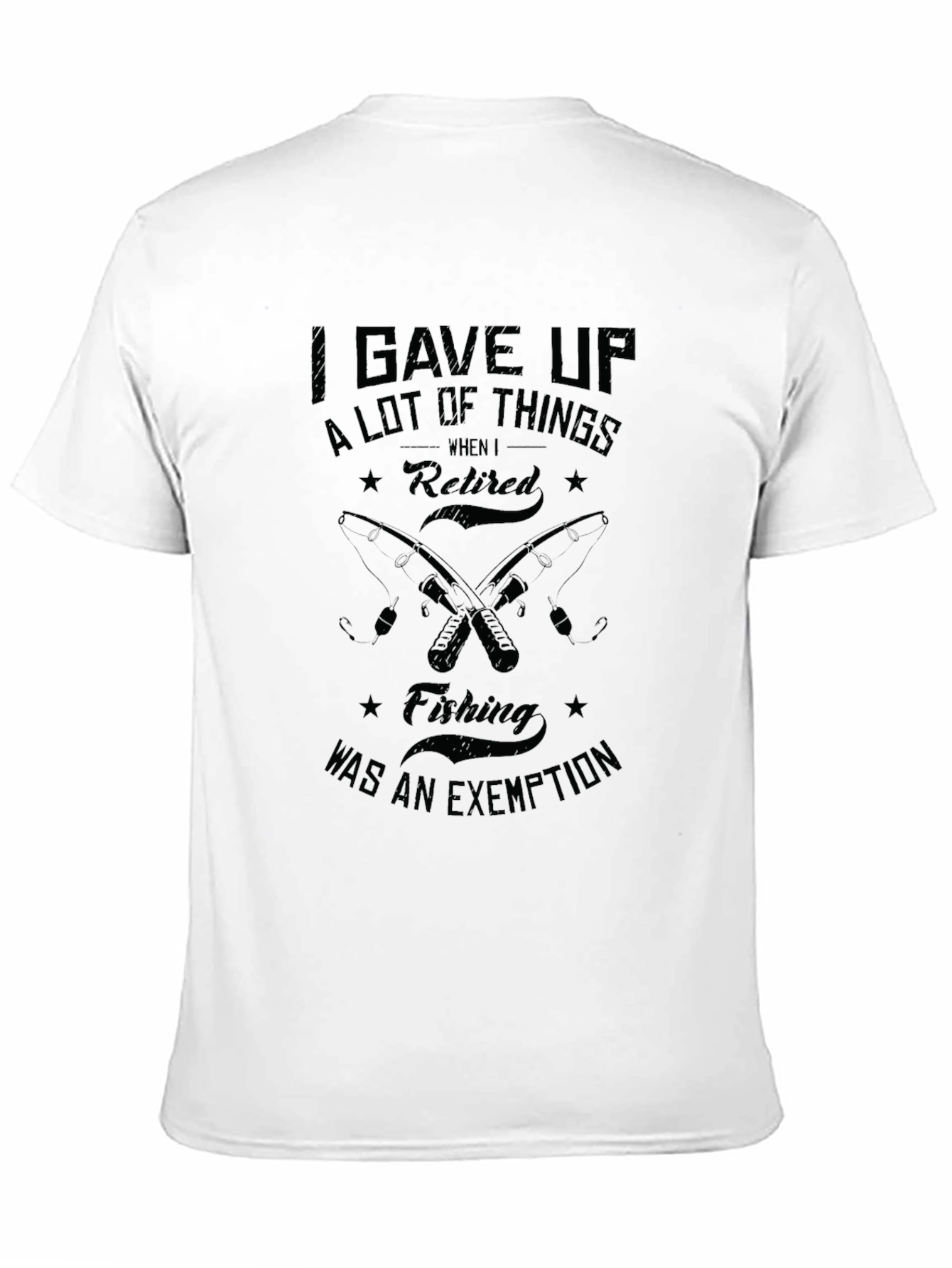 Retired Fishing Exemption T-Shirt