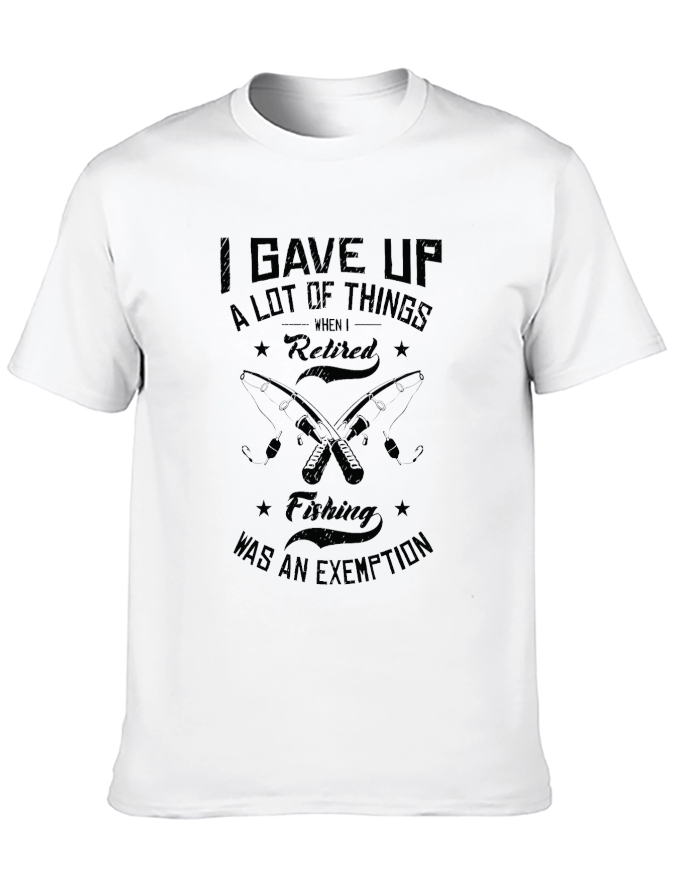 Retired Fishing Exemption T-Shirt