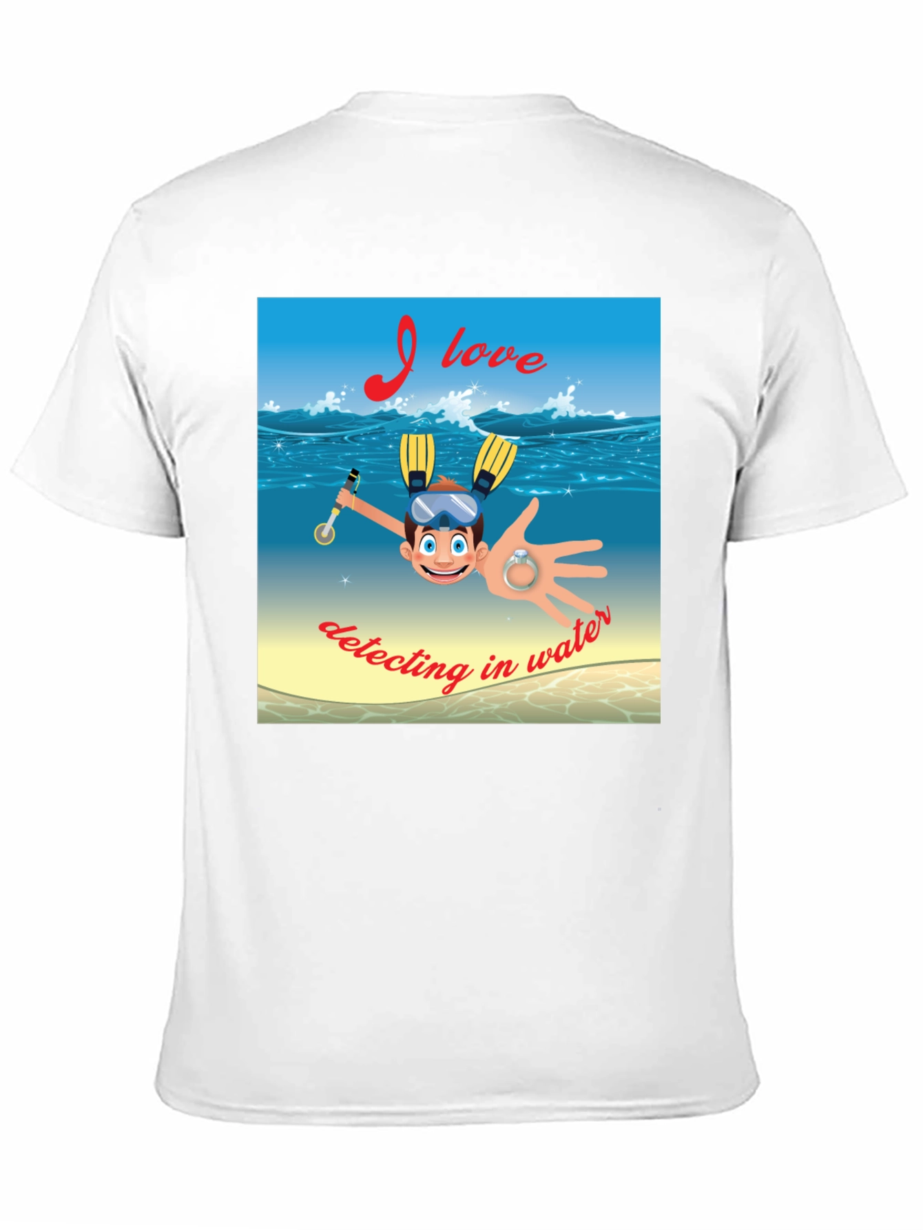 Funny Detecting in Water T-Shirt