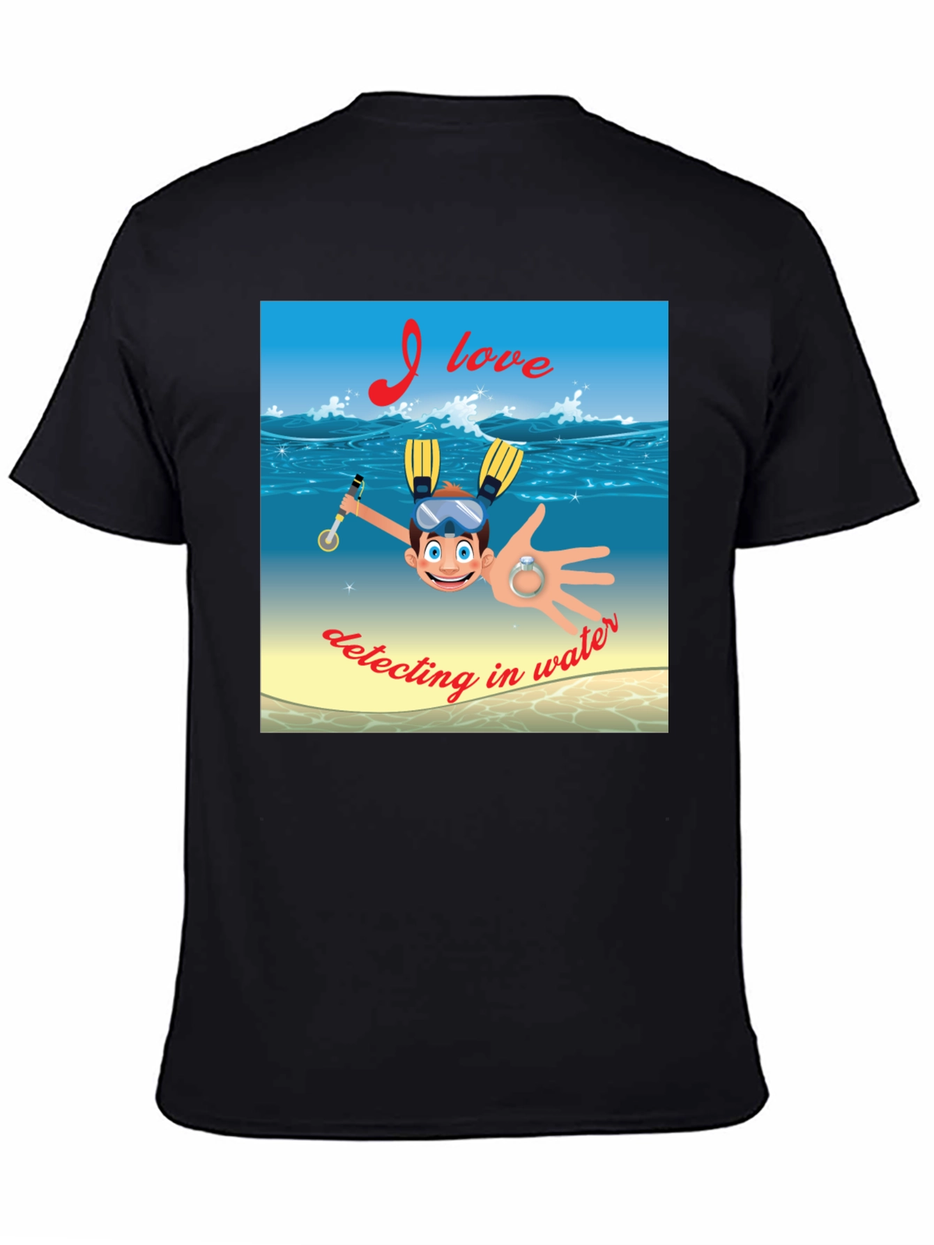 Funny Detecting in Water T-Shirt