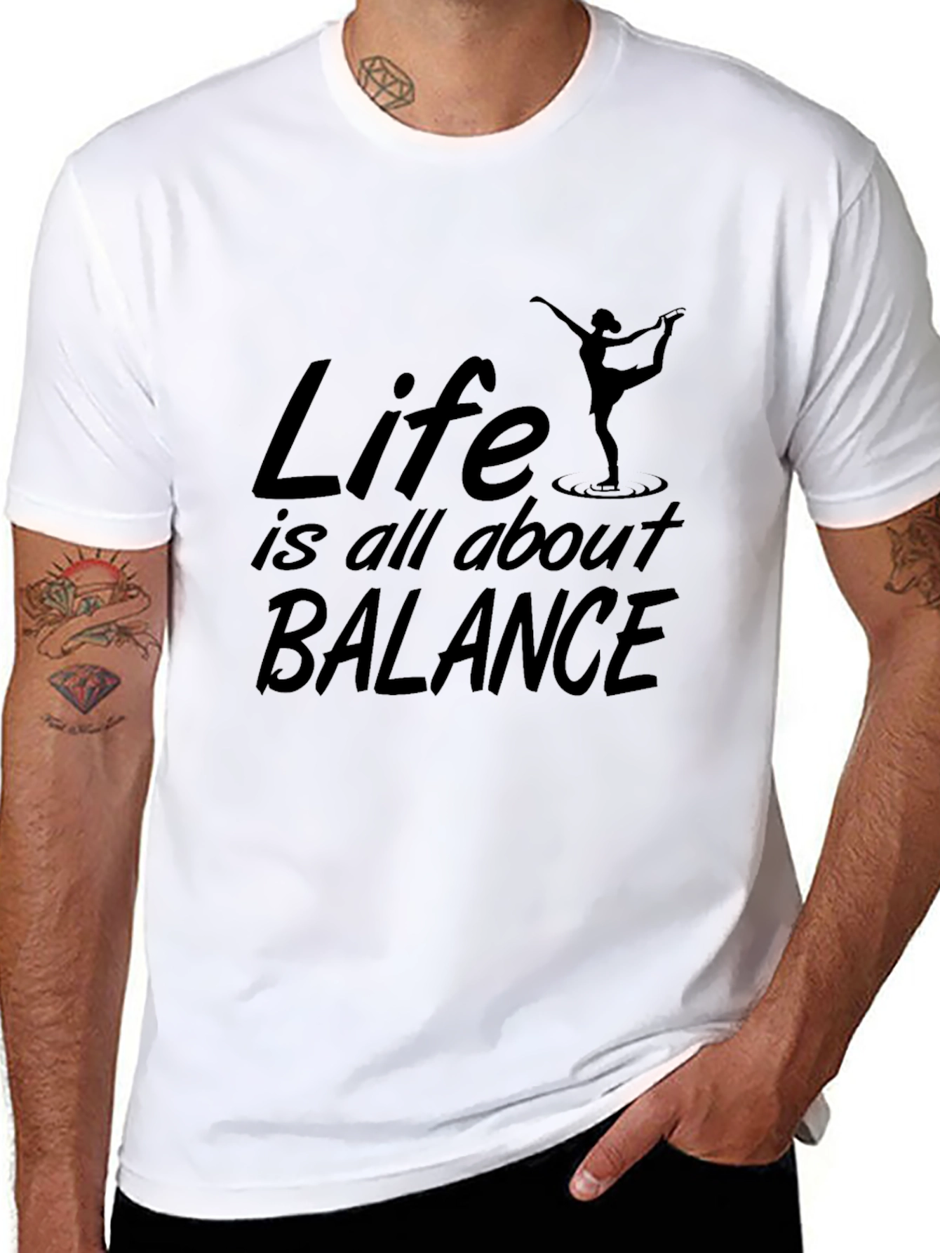 Balance Life T-Shirt - Black