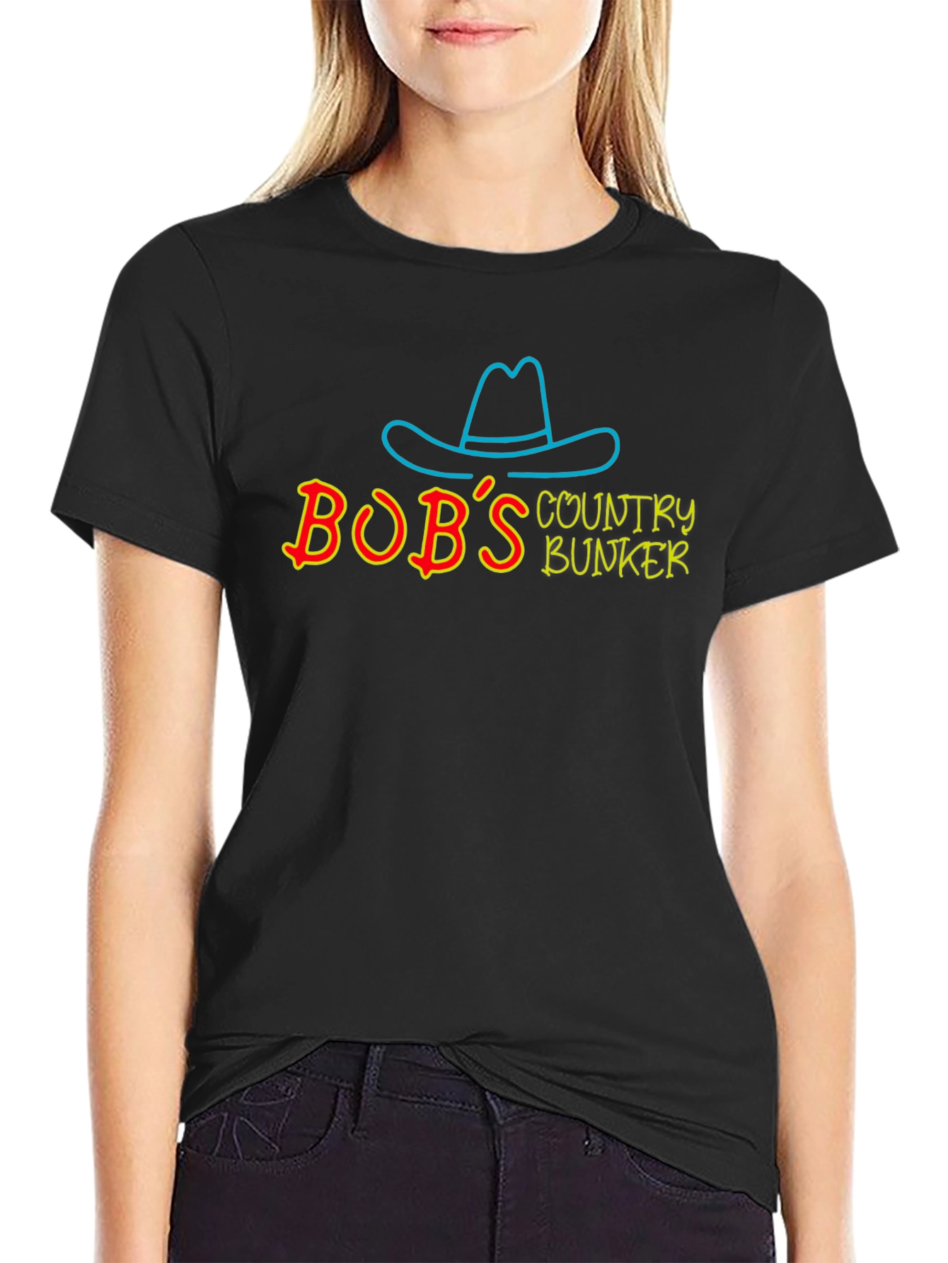 Bobs Country Bunker Graphic Tee - Black